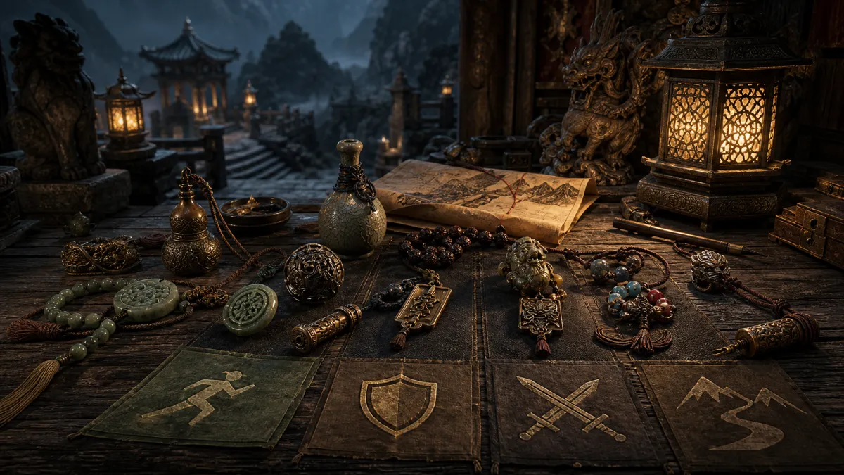 Curio loadout comparison for combat and route utility
