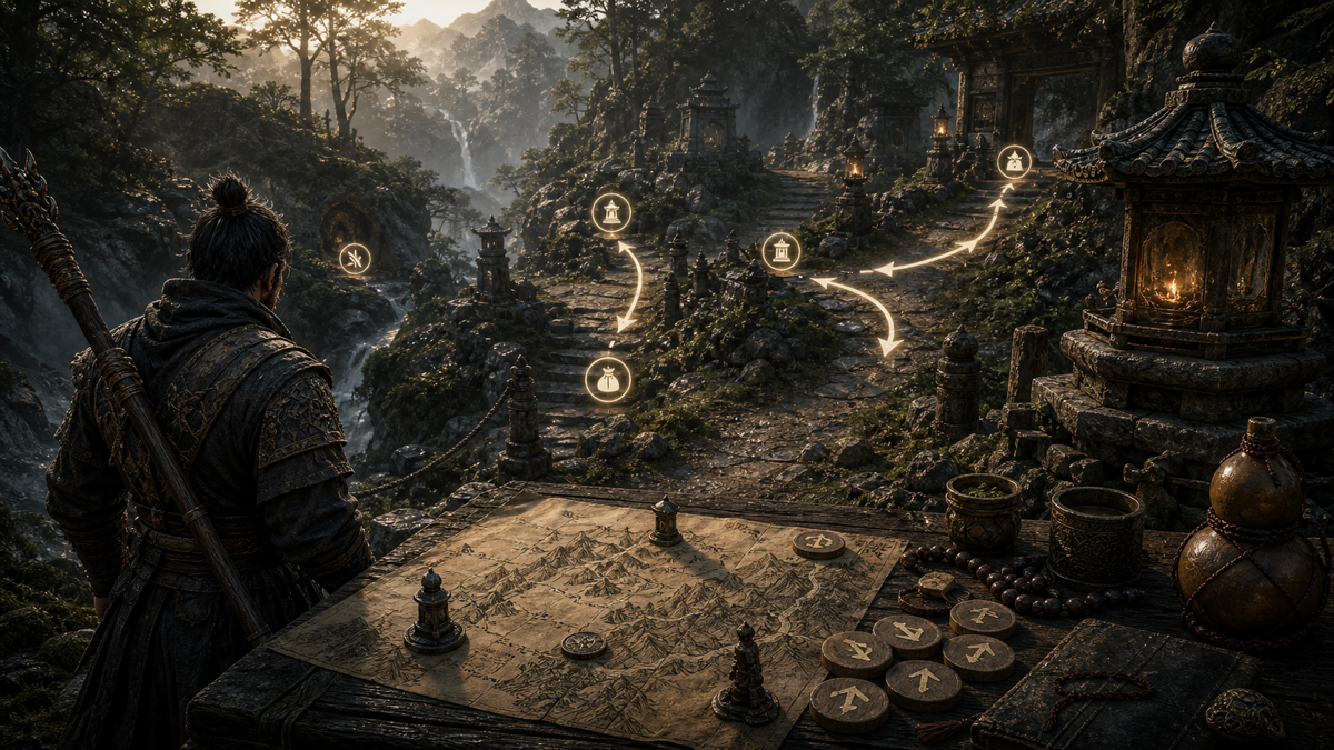 Item Location Guide: How to Search Routes Efficiently generated editorial guide cover